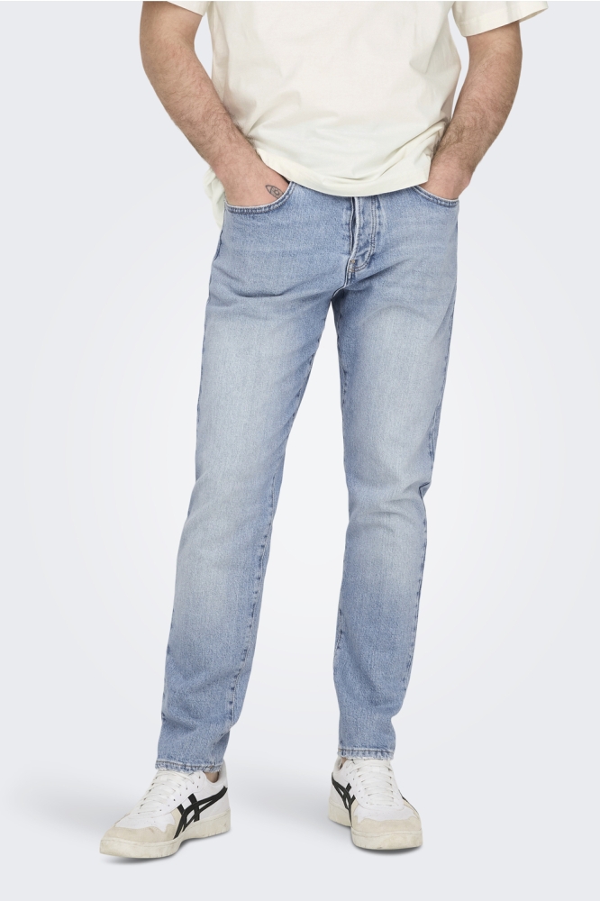 ONSYOKE TAPERED LB 9684 DOT DNM NOO 22029684 Light Blue Denim